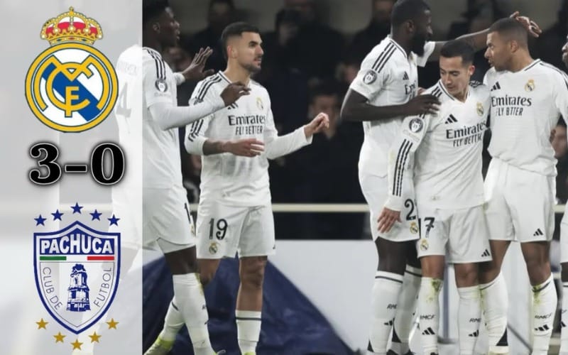 Real Madrid vs Pachuca: Kền Kền Trắng khẳng định vị thế số 1