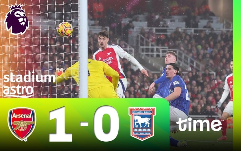 Arsenal vs Ipswich - Kai Havertz tỏa sáng