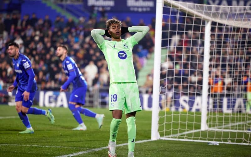 Hiệp 2: Hàng công Barca bế tắc trước Getafe