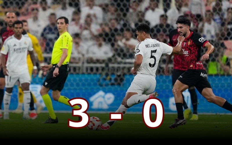 Real Madrid vs Mallorca - Bellingham tỏa sáng rực rỡ