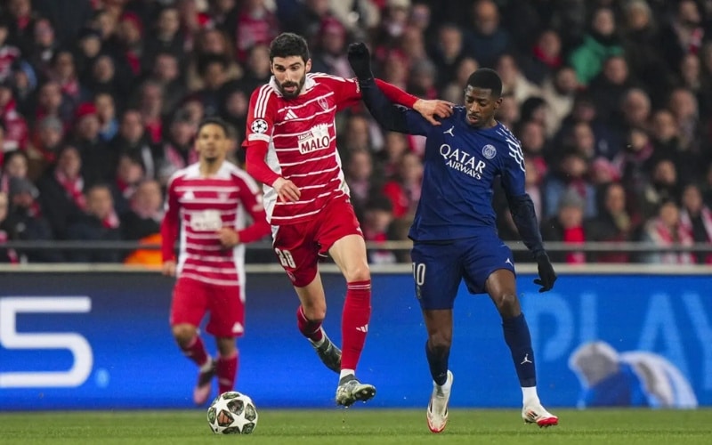 Brest không chịu nổi sức tấn công của PSG trong trận thua 0-3